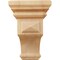 Ekena Millwork 3 1/2"W x 3 3/4"D x 6"H Mini Woodruff Wood Corbel, Red Oak CORW03X03X06WFRO - alternate 3